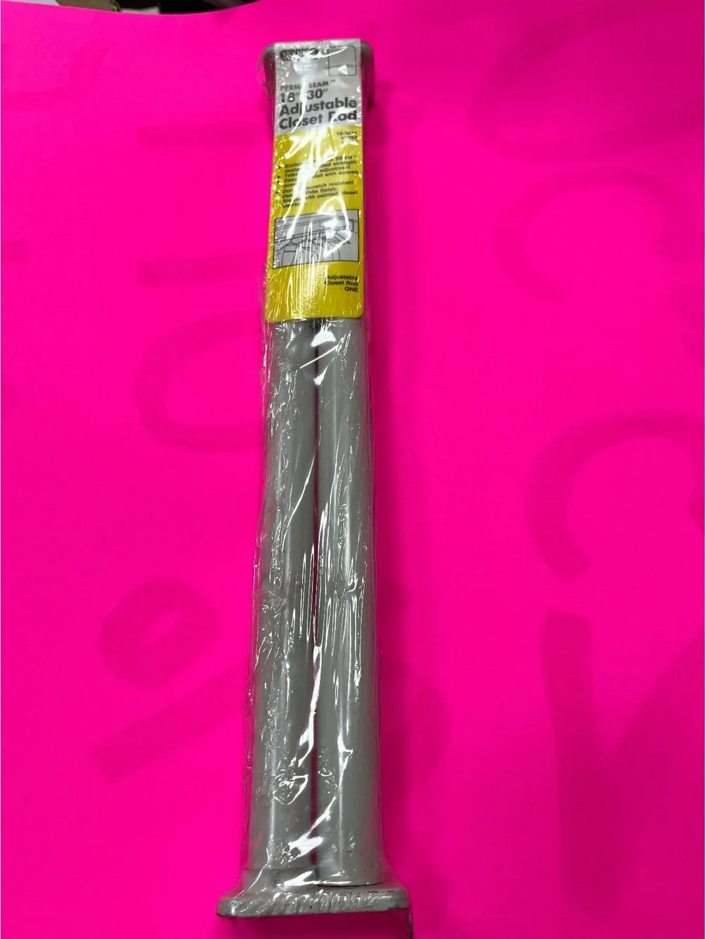 Lot of 4 Stanley Perma Seam Adjustable Closet Rod 18-30